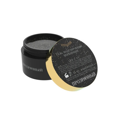  Гель ОПЦИЯ Моделирующий самовыравнивающийся мерцающий "ПРОЗРАЧНЫЙ" 15 мл (арт.39201)