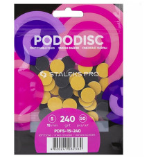 Педикюрный диск Сталекс S 15 мм сменные файлы 240гр 50шт