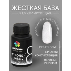 Гель-лак "Bloom" база 30мл жесткая 08 (с шиммером)