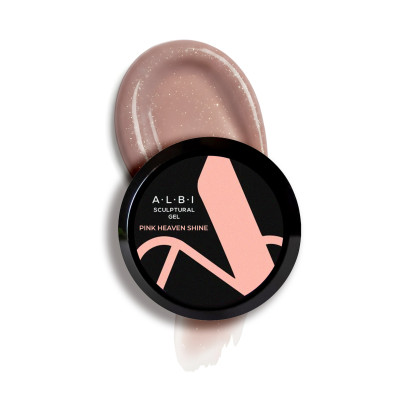 Гель скульптурный ALBI Shine Pink Heaven, 15мл