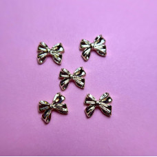 Фигурки ZOO 1853 объёмные "Бантики" металл 5шт