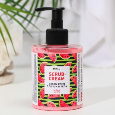 Скраб-крем MILV для тела "Арбуз" 300мл