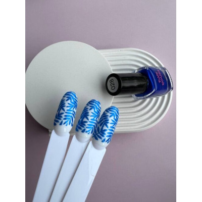 Pink House Лак д/стемпинга 28 Синий металлик 6 мл