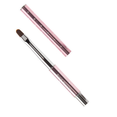 Pink House Кисть овал №6 со стразами (крышка)