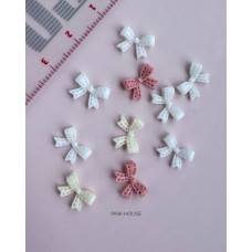 Pink House Фигурки "Бантик пастель микс" 10 шт