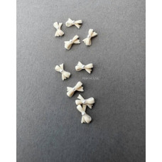 Pink House Фигурки "Бантик с бусиной шампань" 10 шт