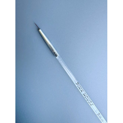 Кисть Pink House Прозрачная ручка, тонкая 9мм