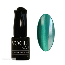 Гель лак Vogue nails  кошачий глаз Благородный изумруд, 10ml