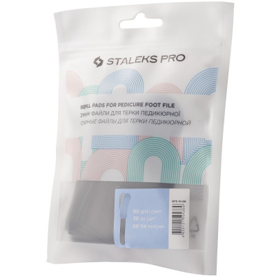 DFE-10-80 DFE-10-80 Набор сменных файлов тёрки педикюрной EXPERT 10 80 грит 30 шт.